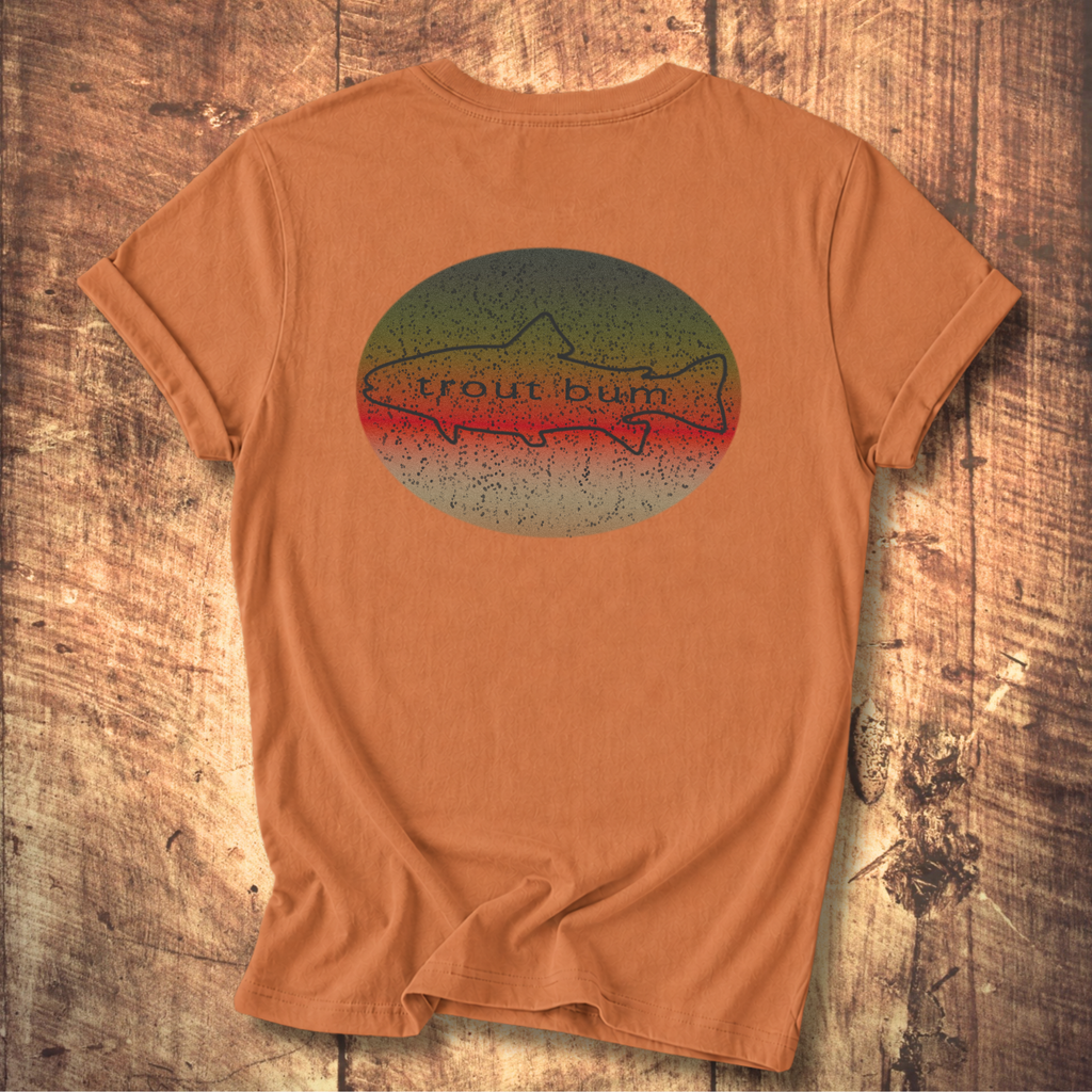Trout Bum Back Print Tee