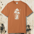 Foxy Shrooms T-Shirt — Moonlit Mushroom Graphic Tee