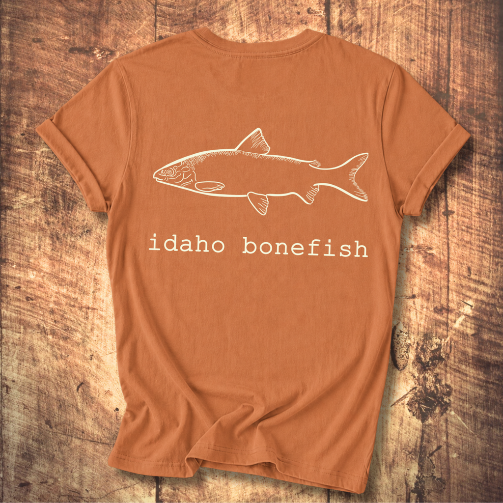 Idaho Bonefish Back Print T-Shirt
