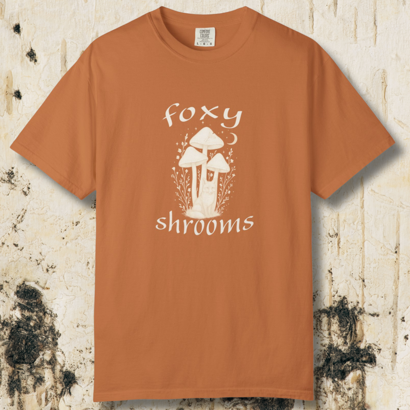 Foxy Shrooms Vintage Tattoo T-Shirt