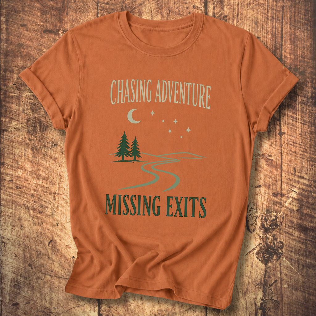 Chasing Adventure Missing Exits T-Shirt