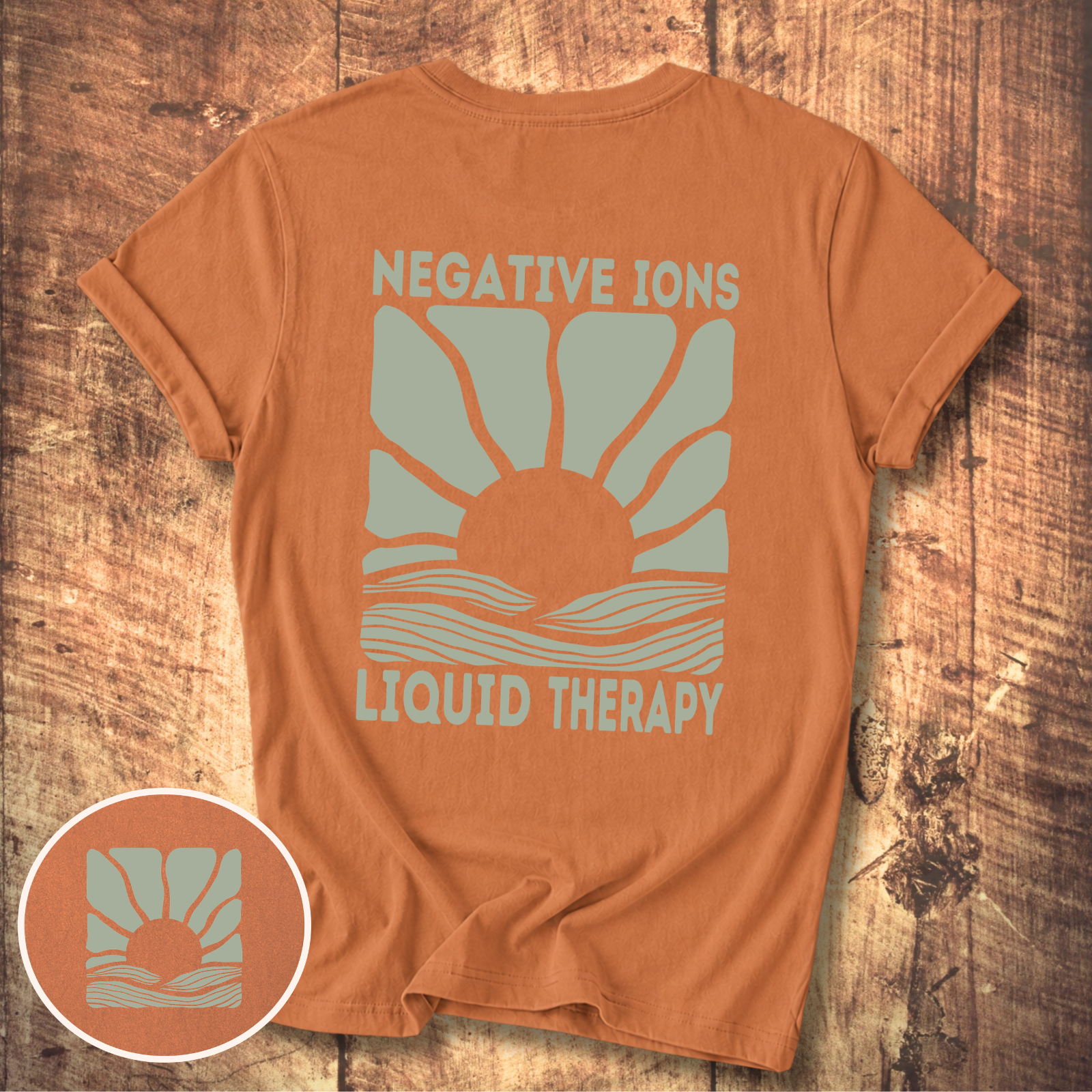 Negative Ions Liquid Therapy T-Shirt