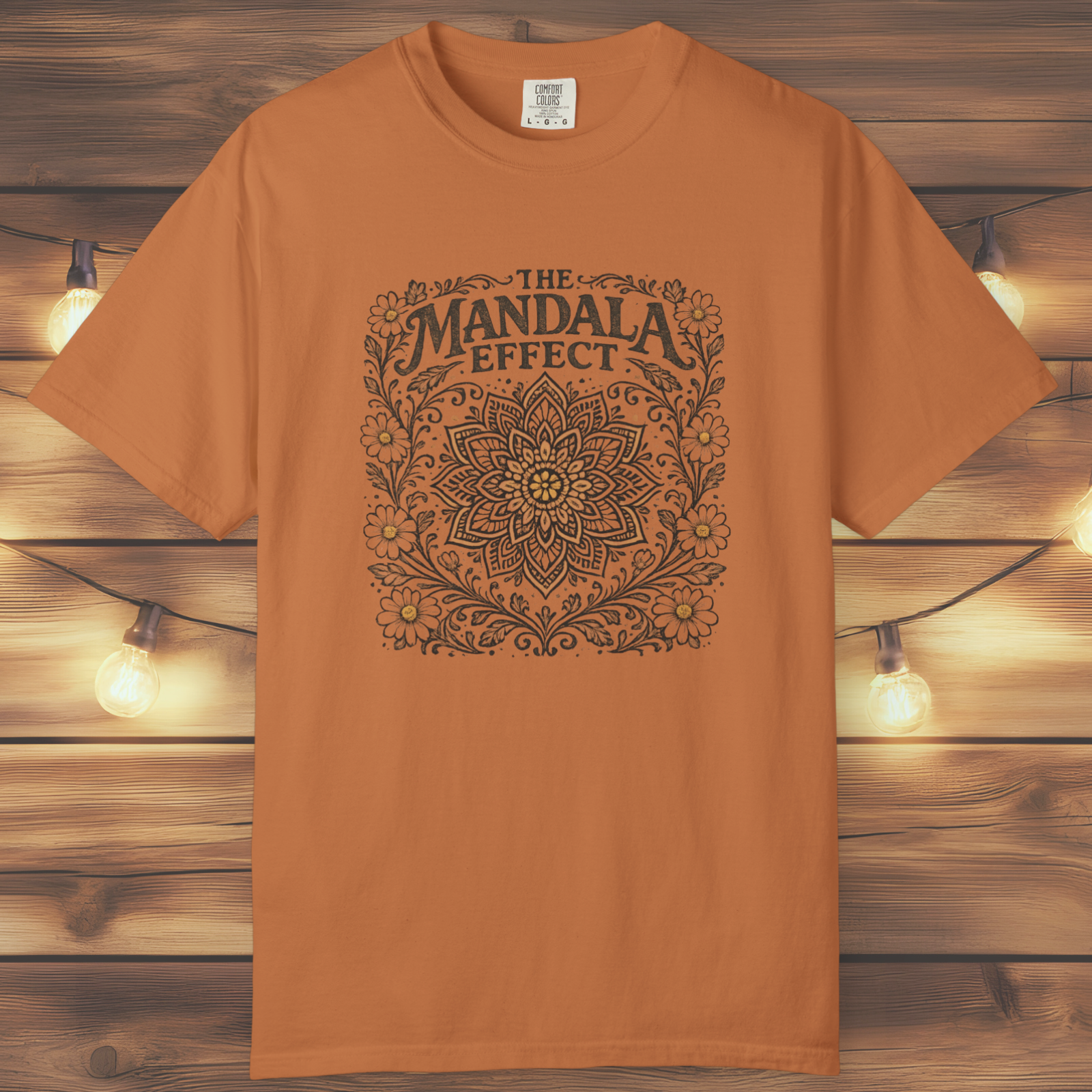Mandala Effect Boho T-Shirt