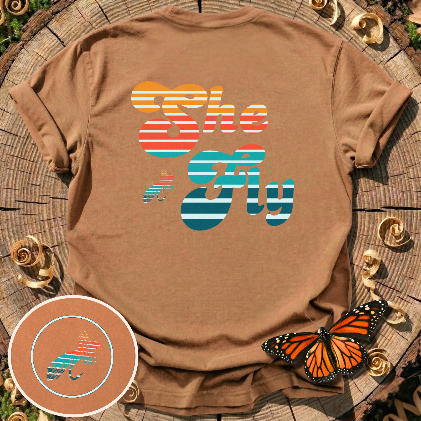 Retro “She Fly” Tee