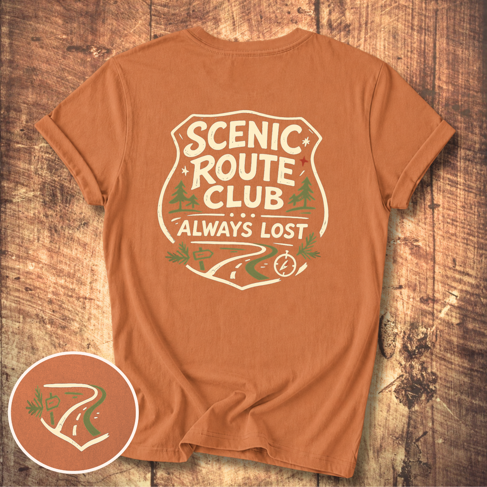 Scenic Route Club “Always Lost” Tee