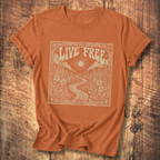 Fireweed Live Free Tee