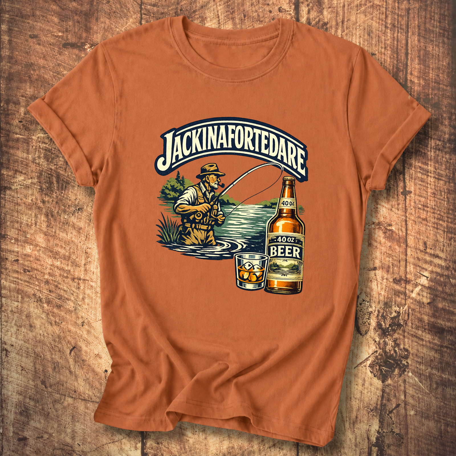 "Jackinafortedare" Vintage Outdoors Tee