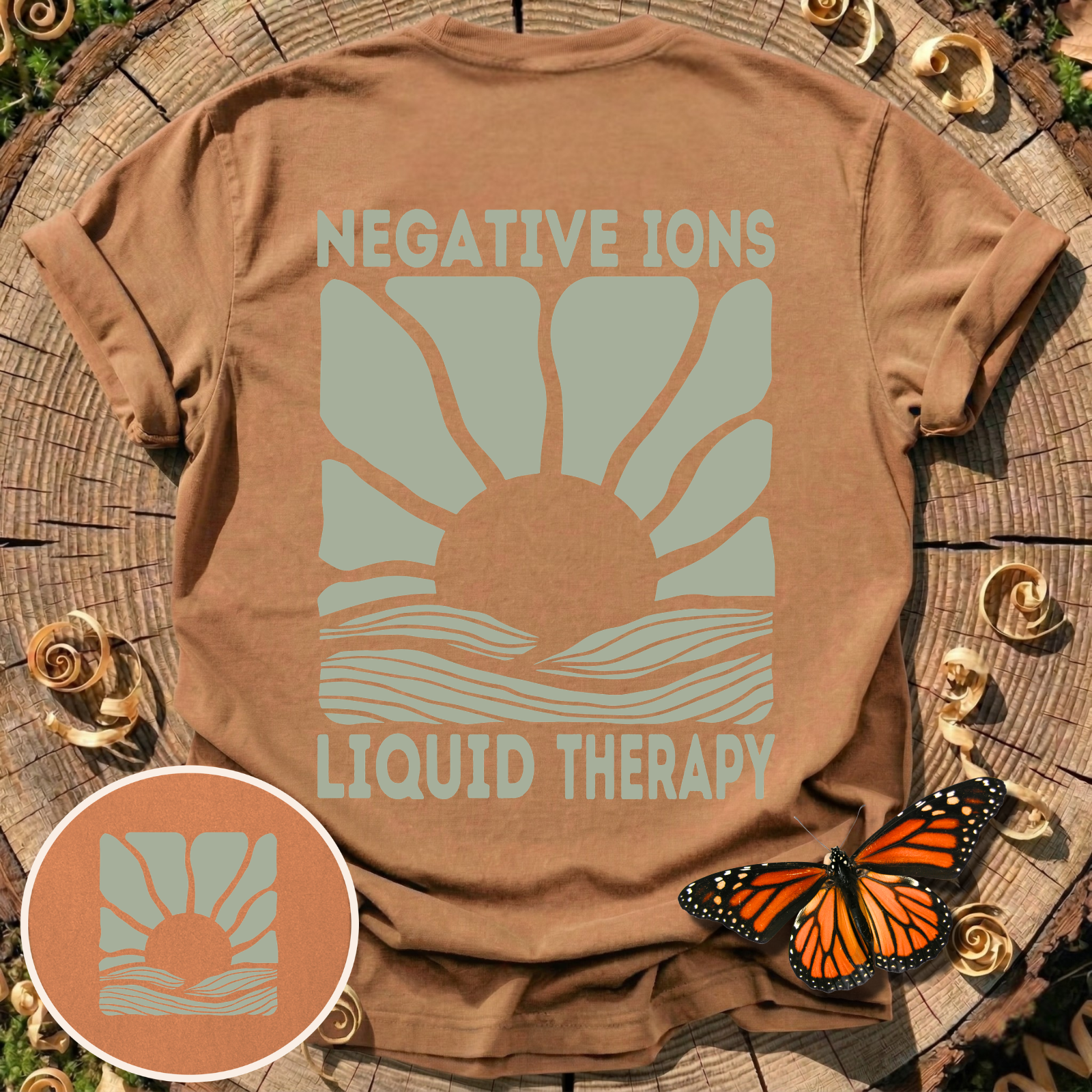 Negative Ions Liquid Therapy T-Shirt